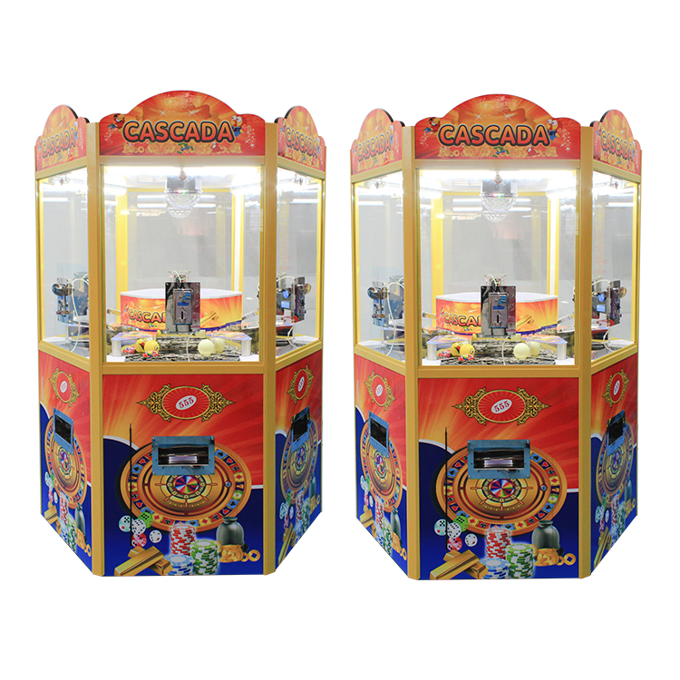 Arcade Style Vending Machine - 6人用アーケードゲーム機 コイン式コインプッシャー機 クォータープッシャー コインプッシャー自動販売機 人気販売中