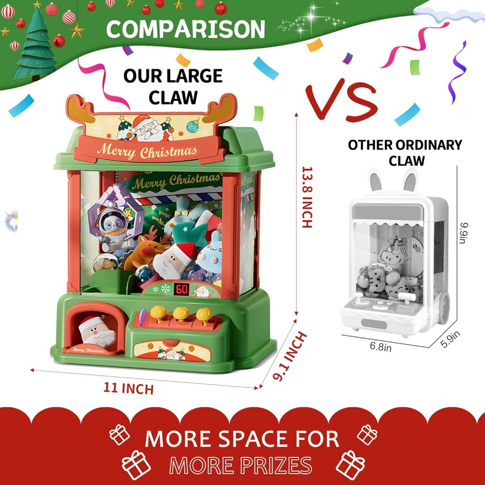 子供のためのクリスマスの爪のマシン,ミニ自動販売機,キャンデ - Arcade Vending Machines のレビューと価格