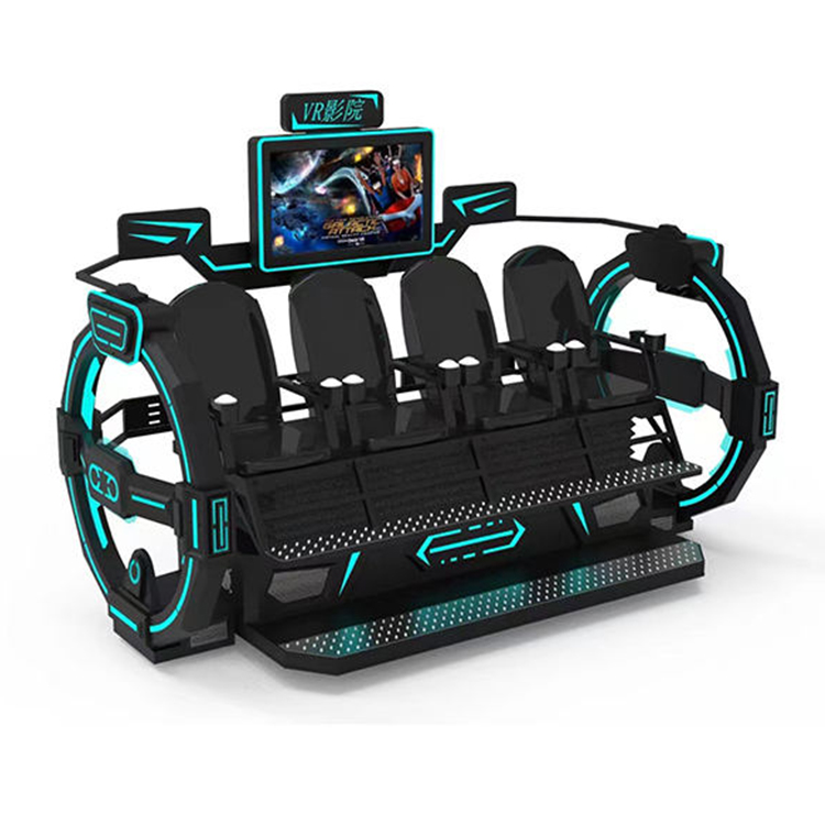 高品質テーマパーク4人乗り映画VRモーションシミュレーターシ - 9D Vr Simulator のレビューと価格