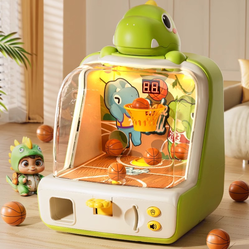 子供用ボールバスケットボールマシンおもちゃコイン式プレイシュ - Pinball Machine のレビューと価格