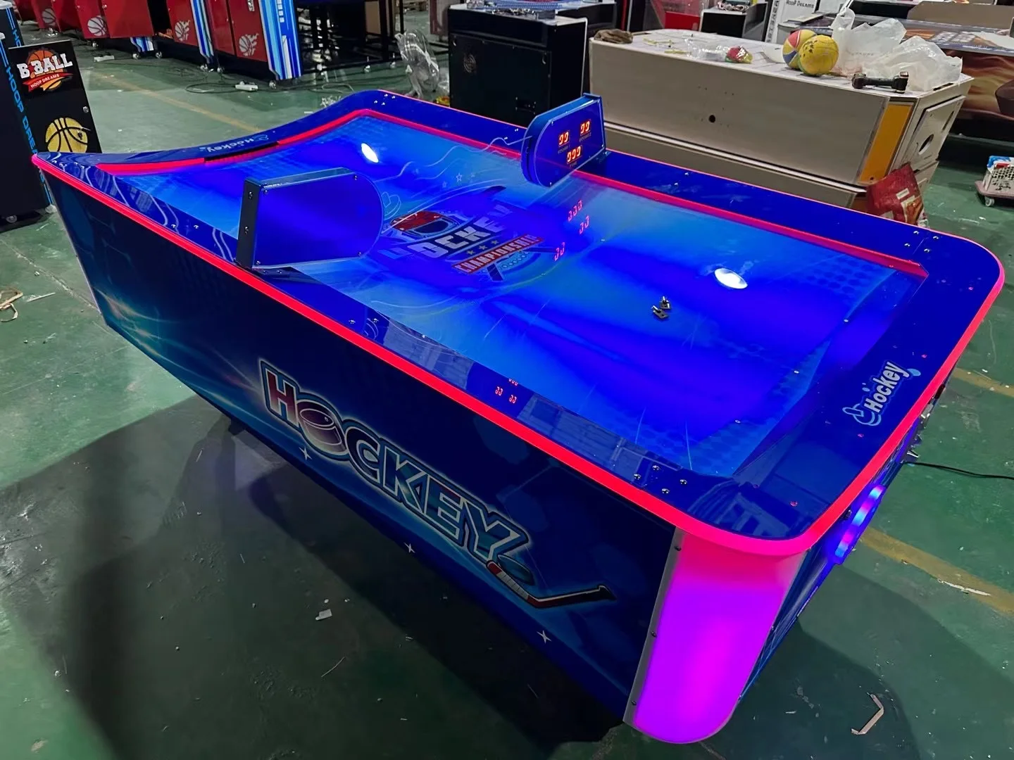 コイン式アミューズメントアーケードシミュレーターエアホッケー - Air Hockey Table のレビューと価格