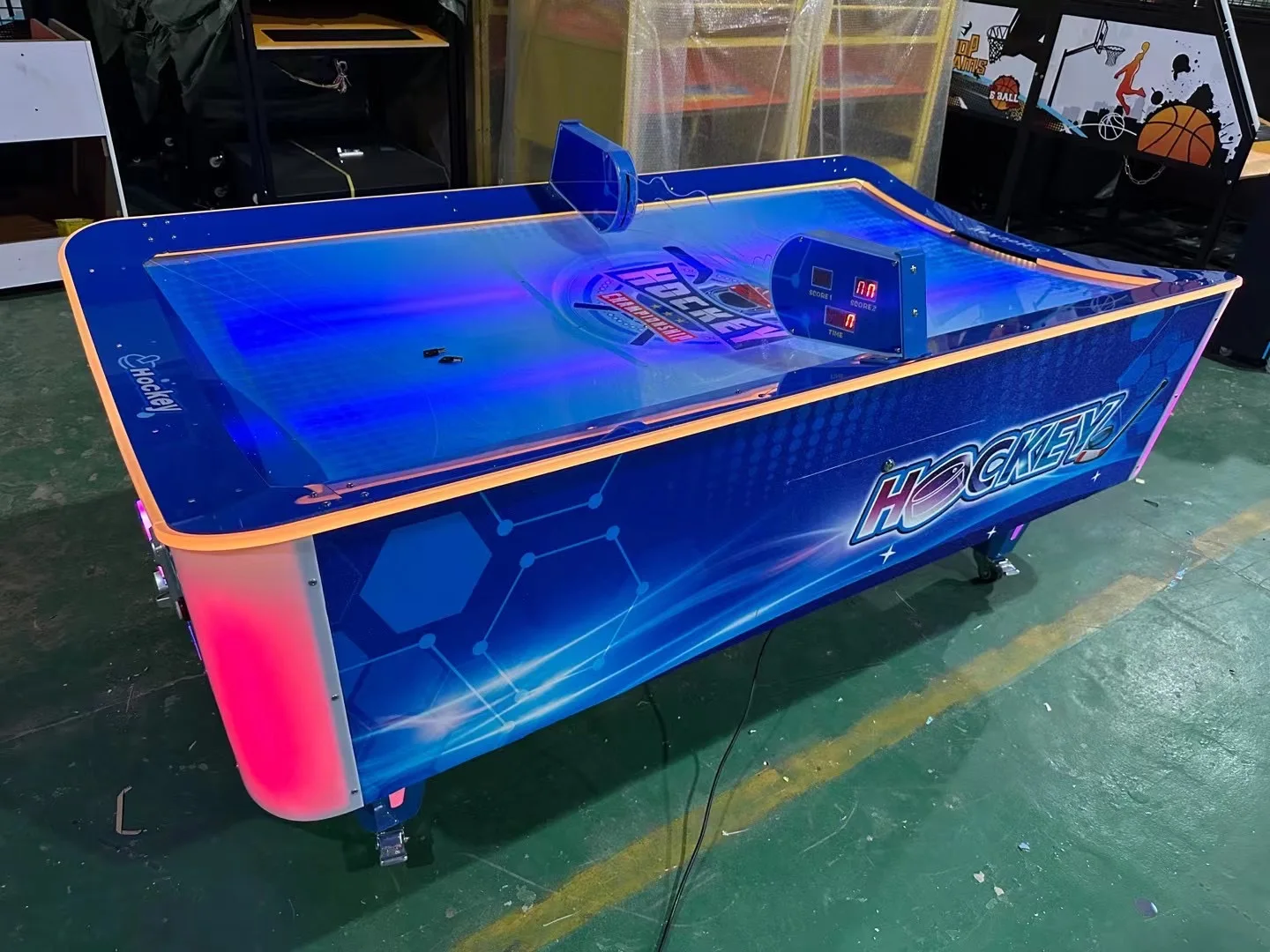 コイン式アミューズメントアーケードシミュレーターエアホッケー - Air Hockey Table のレビューと価格